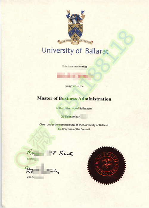 巴拉瑞特大学毕业证样本|Federation University Australia文凭|澳大利亚大学文凭