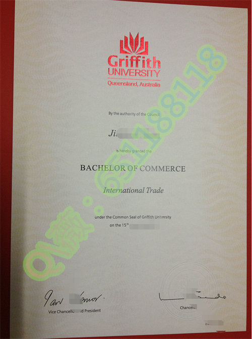 格里菲斯大学毕业证样本|Griffith University文凭图片|澳大利亚大学毕业证图片