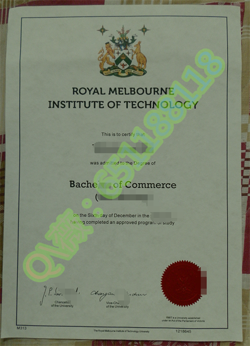 墨尔本皇家理工大学毕业证成绩单图片|Royal Melbourne Institute of Technology文凭|RMIT成绩单
