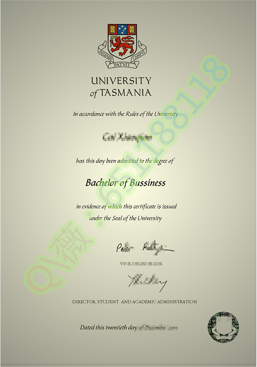 塔斯马尼亚大学毕业证成绩单图片参考|University of Tasmania文凭|UTAS成绩单