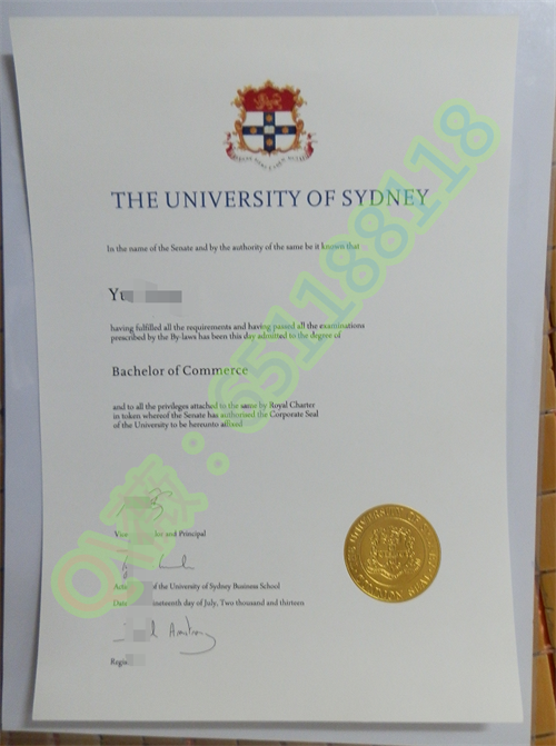 悉尼大学毕业证成绩单图片|The University of Sydney文凭|USYD毕业证