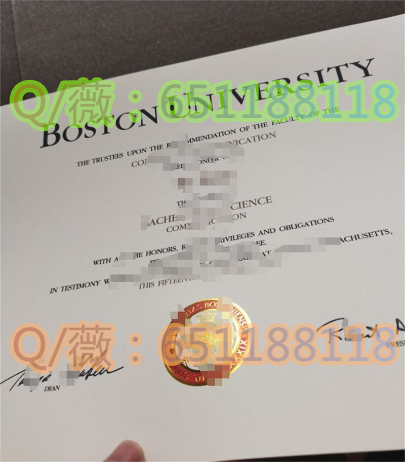 美国波士顿大学毕业证、文凭、成绩单、学历认证书|Boston University文凭|美国BU毕业证样本