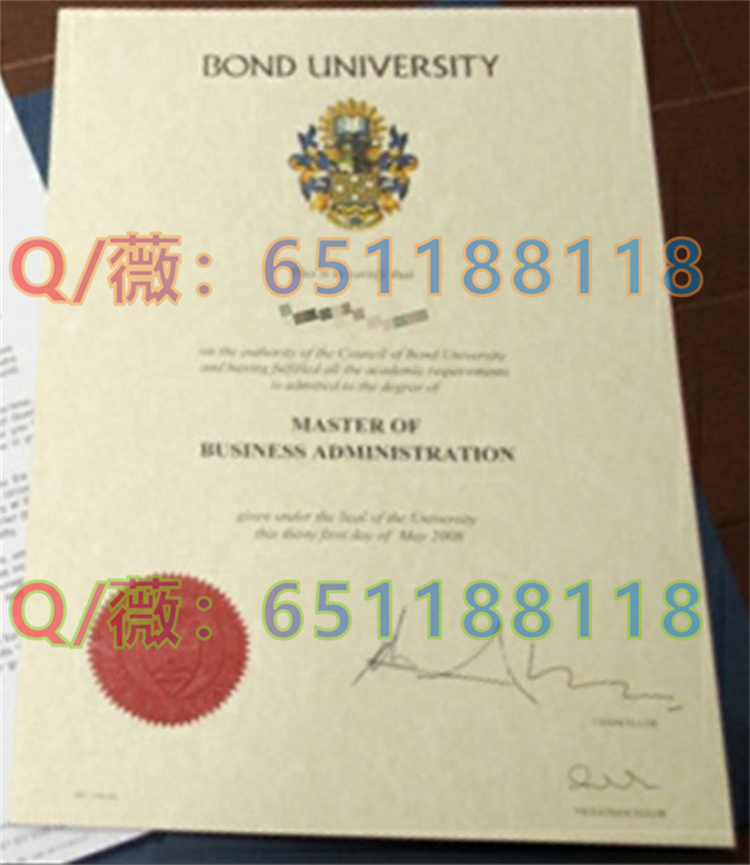 澳大利亚邦德大学毕业证、文凭、成绩单、学位证书样本实拍|Bond University diploma|澳大利亚大学本科毕业证书模版