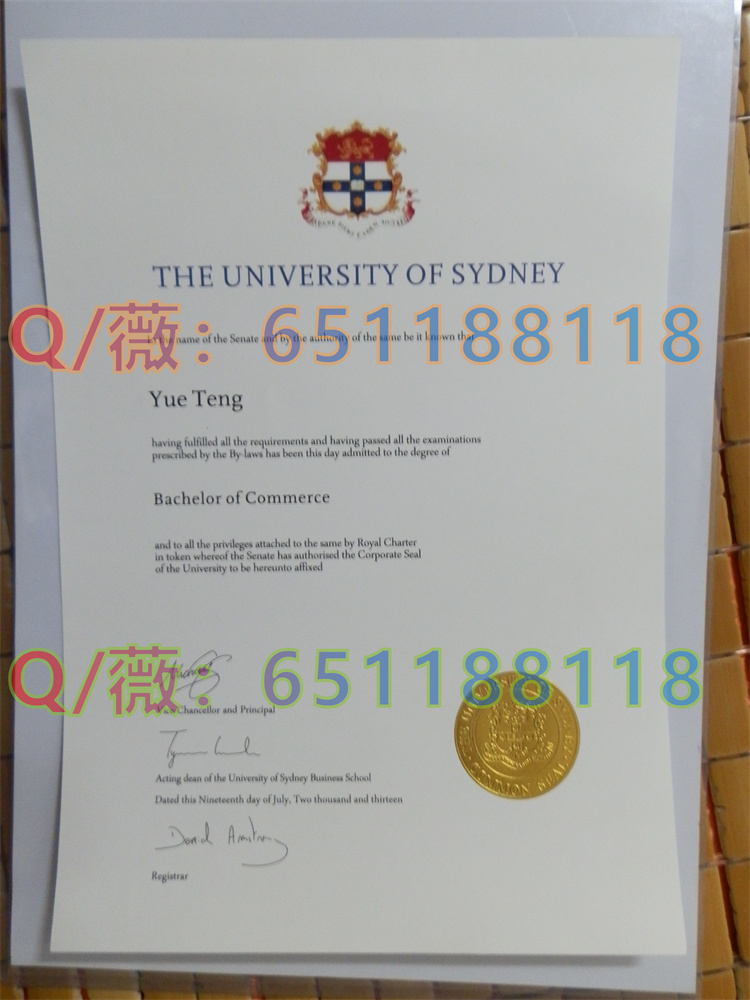 悉尼大学毕业证样本|University of Sydney文凭|USYD成绩单