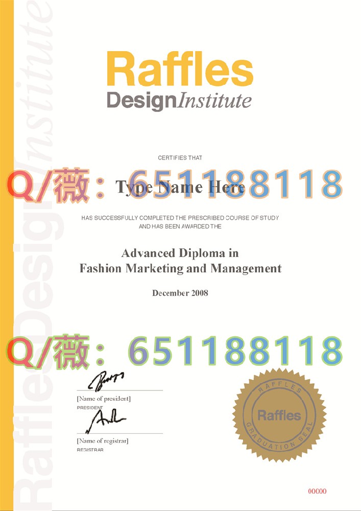 莱佛士国际设计学院毕业证、文凭、成绩单购买|Raffles Design Institute Singapore diploma|Raffles毕业证|新加坡文凭样本