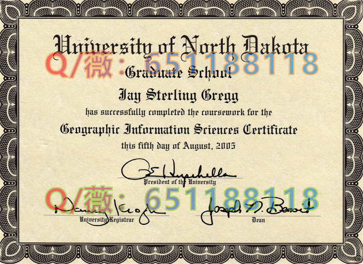 北达科他大学毕业证样本|University of North Dakota-Grand Forks文凭