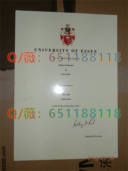 埃塞克斯大学毕业证样本|University of Essex diploma|英国大学文凭图片