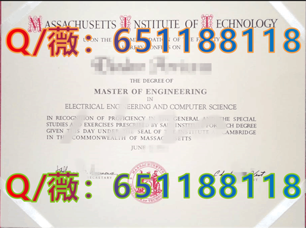 美国麻省理工学院毕业证|Massachusetts Institute of Technology diploma|麻省理工文凭定制|MIT Transcript