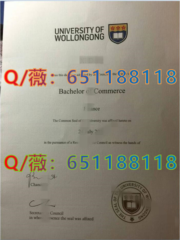 伍伦贡大学文凭定制|University of Wollongong diploma|制作UOW毕业证