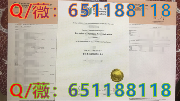 香港城市大学文凭样本|City University of Hong Kong diploma|城大文凭定制|CityU毕业证制作