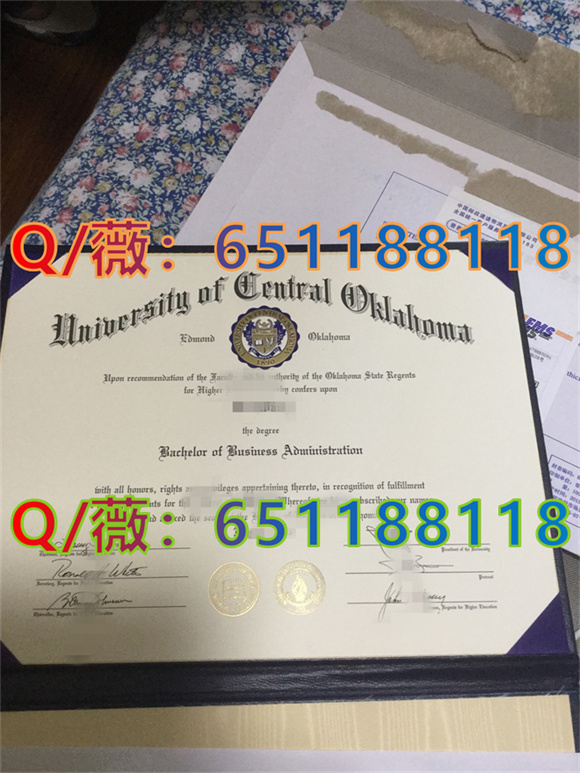 中央俄克拉荷马大学毕业证样本|University of Central Oklahoma diploma|定制美国大学文凭